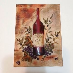 wine plaque